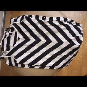 Chevron stripe maxi dress